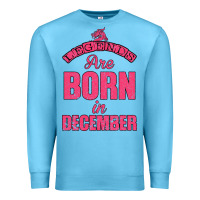Ocean Blue LEGENDS ARE BORN İN DECEMBER Premium Sweatshirt - Bettercallsaul