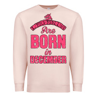 Pale Pink LEGENDS ARE BORN İN DECEMBER Premium Sweatshirt - Bettercallsaul