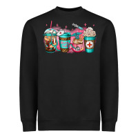 Black nurse fuel coffee Heavyweight Sweatshirt - Jasminsmagicworld