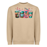 Mushroom nurse fuel coffee Heavyweight Sweatshirt - Jasminsmagicworld