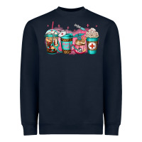 Navy nurse fuel coffee Heavyweight Sweatshirt - Jasminsmagicworld
