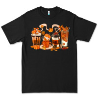 Black Fall Coffee Cups Premium Tee - texasbilliewilder