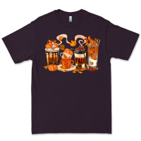 Plum Fall Coffee Cups Premium Tee - texasbilliewilder