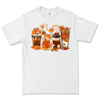 White Fall Coffee Cups Premium Tee - texasbilliewilder