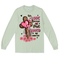 Matcha valentine cross Long Sleeve Tee - MaliasSmallBusiness