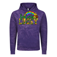 Cloud Purple feeling lucky with coins Vintage Hoodie - AdoDesignShop