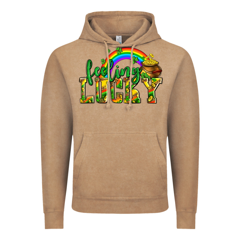 Feeling Lucky With Coins Vintage Hoodie by AdoDesignShop | Teevron