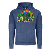 Vintage Denim feeling lucky with coins Vintage Hoodie - AdoDesignShop