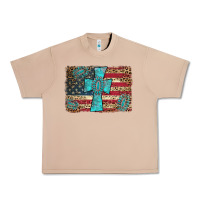 Burro flag and turquoise cross Urban Heavy Tee - AdoDesignShop