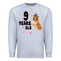 Heather Grey 9 Years Old Premium Sweatshirt - Bettercallsaul
