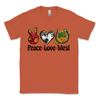 Copper peace love west Classic Tee - BarkalooDesign
