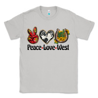 Moon Dust peace love west Classic Tee - BarkalooDesign