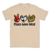 Mushroom peace love west Classic Tee - BarkalooDesign