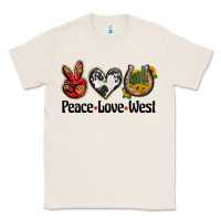 Natural peace love west Classic Tee - BarkalooDesign
