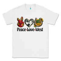 White peace love west Classic Tee - BarkalooDesign