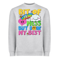 Heather Grey bit of a mess but doin my best Heavyweight Sweatshirt - NancyCooperArtShop