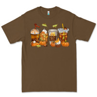 Cacao Fall Coffee Cups Premium Tee - texasbilliewilder