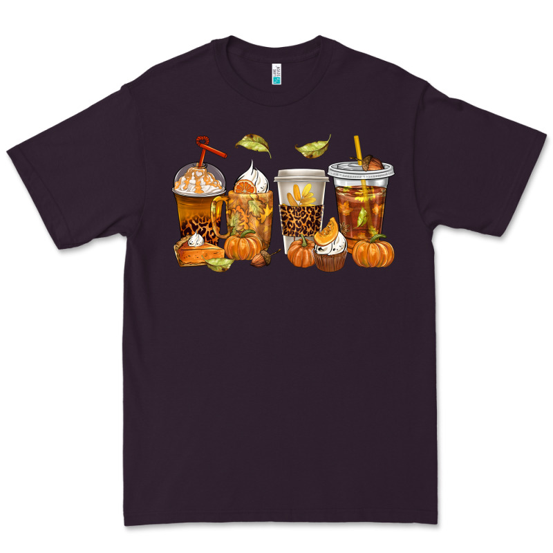 Fall Coffee Cups Premium Tee by texasbilliewilder | Teevron