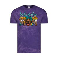 Cloud Purple labrador mom Vintage Tee - Artiststas