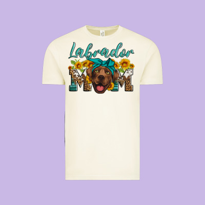 Labrador Mom Vintage Tee Designed By Artiststas