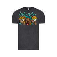 Vintage Black labrador mom Vintage Tee - Artiststas
