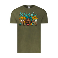 Vintage Olive labrador mom Vintage Tee - Artiststas