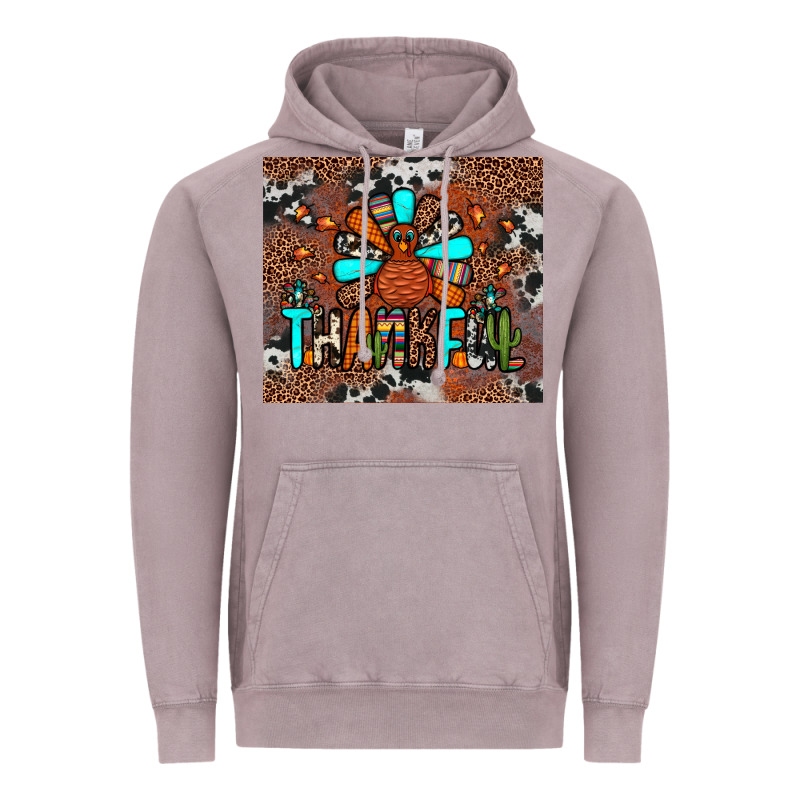 Thankful Turkey Png Vintage Hoodie by JahusDesignShop | Teevron