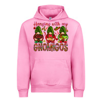 Fuchsia Pink Hanging with my gnomigos Mexico Urban Hoodie - HowdyJamesFarm