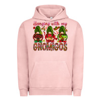 Pigment Salmon Hanging with my gnomigos Mexico Urban Hoodie - HowdyJamesFarm