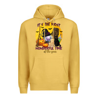 Antique Gold It's The Most Wonderful Time of The Year Premium Hoodie - texasbilliewilder