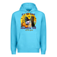 Ocean Blue It's The Most Wonderful Time of The Year Premium Hoodie - texasbilliewilder