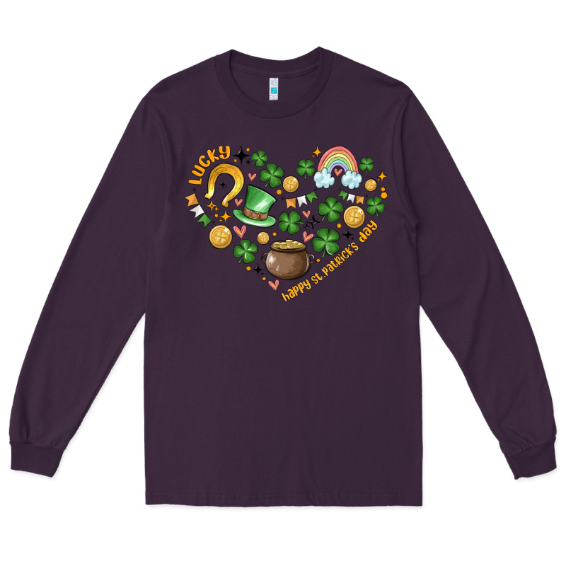 St Patricks  Hearts Long Sleeve Tee by MaliasSmallBusiness | Teevron