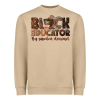 Mushroom black educator by popular demand Heavyweight Sweatshirt - NancyCooperArtShop