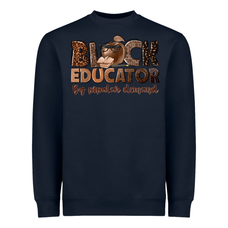 Black Educator By Popular Demand Heavyweight Sweatshirt by NancyCooperArtShop | Teevron