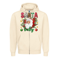 Sandshell Santa baby Christmas Zipper Hoodie - NancyCooperArtShop