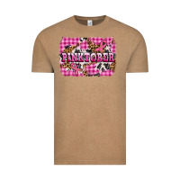 Vintage Coffee pinktober with cancer ribbon Vintage Tee - AdoDesignShop