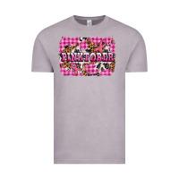 Vintage Zinc pinktober with cancer ribbon Vintage Tee - AdoDesignShop