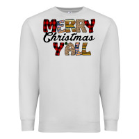 Dove Grey Merry Christmas Y'all Premium Sweatshirt - Bettercallsaul