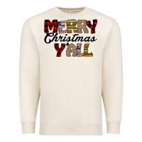 Sandshell Merry Christmas Y'all Premium Sweatshirt - Bettercallsaul