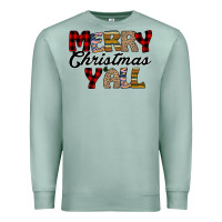 Seafoam Merry Christmas Y'all Premium Sweatshirt - Bettercallsaul