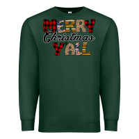 Sports Green Merry Christmas Y'all Premium Sweatshirt - Bettercallsaul