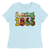 Baby Blue juneteenth 1865 Ladies Tee - Zillion Design Studio