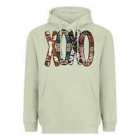 Matcha Xoxo Leopard Heart Heavyweight Hoodie - Bettercallsaul