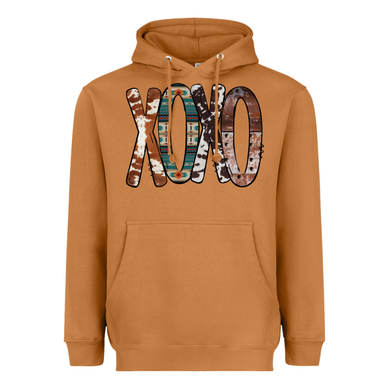 Xoxo Leopard Heart Heavyweight Hoodie by Bettercallsaul | Teevron
