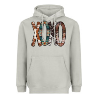 Moon Dust Xoxo Leopard Heart Heavyweight Hoodie - Bettercallsaul