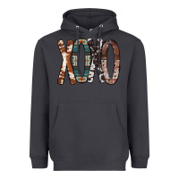 Smoke Xoxo Leopard Heart Heavyweight Hoodie - Bettercallsaul