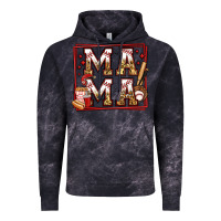 Cloud Black baseball mama Vintage Hoodie - Jasminsmagicworld