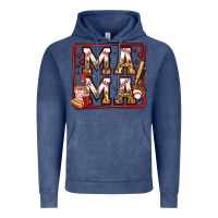 Vintage Denim baseball mama Vintage Hoodie - Jasminsmagicworld