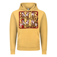 Vintage Mustard baseball mama Vintage Hoodie - Jasminsmagicworld