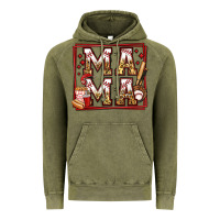 Vintage Olive baseball mama Vintage Hoodie - Jasminsmagicworld